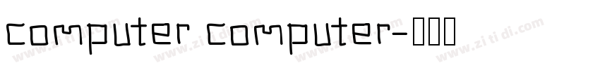 computer computer字体转换